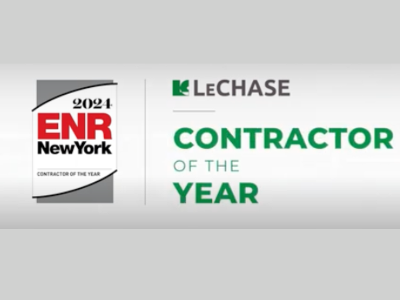 LeChase Named ENR New York Contractor of the Year featured image.