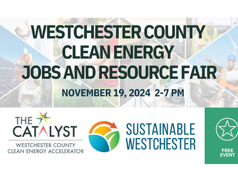 Save the Date: Westchester County Clean Energy Jobs & Resource Fair featured image.