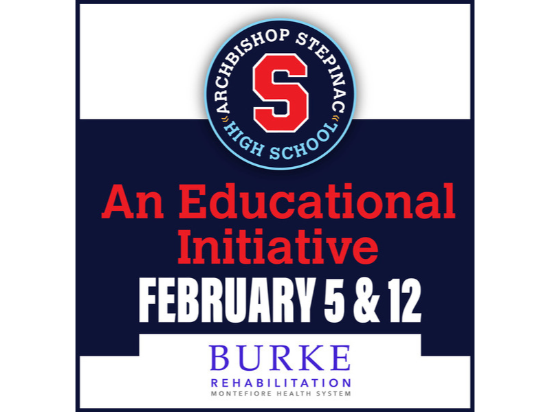 Burke Rehabilitation Partners With Stepinac High School featured image.