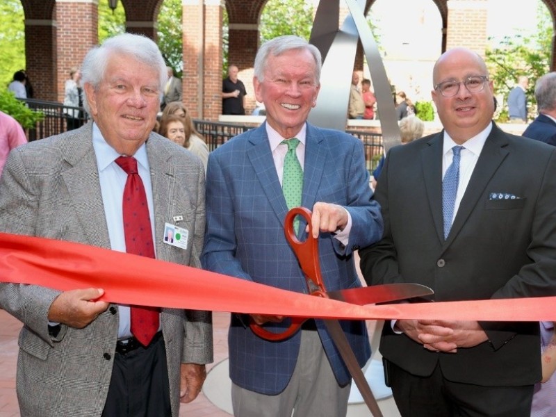 Meditation Garden Honors Burke Board Chair featured image.